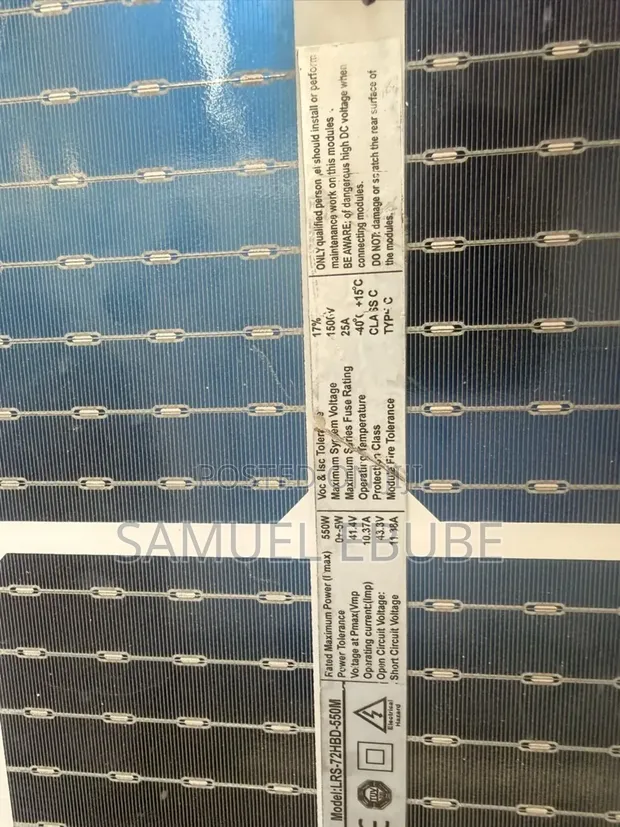 Longi 550W Bifacial Solar Panel - 1