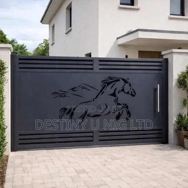 Sliding Gate - Brand New Glass - 1