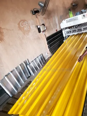 Oven Baked 0.50mm Longspan Aluminium Roofing Sheet - Yellow