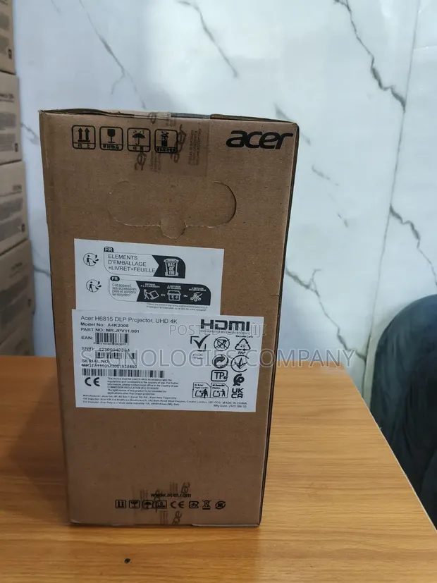 Acer H6815 4000 Lumens 3D UHD DLP Projector - 1