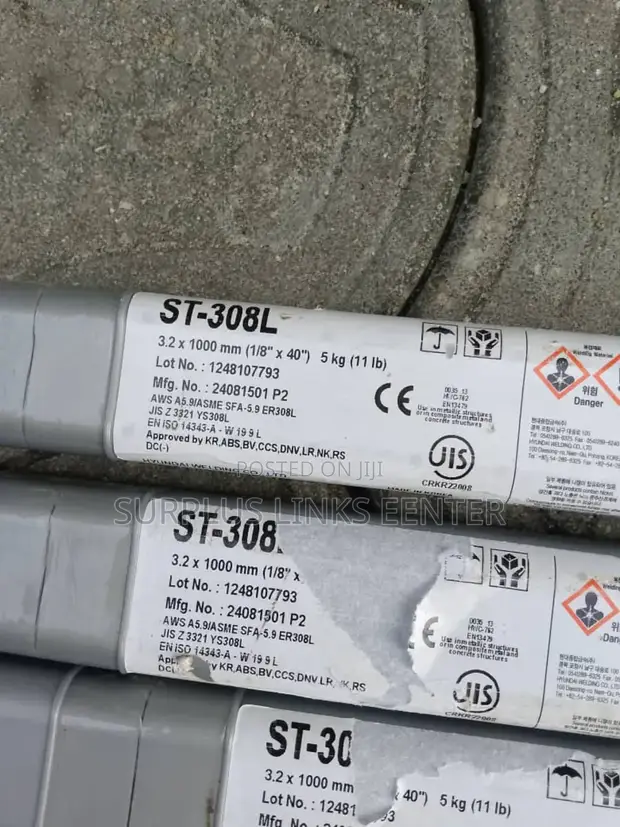Stainless Steel Electrode ST308L 3.2x1000mm - 1