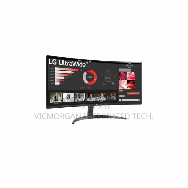 LG 34" 34WR50QK UltraWide QHD 100Hz Curved Monitor - 1