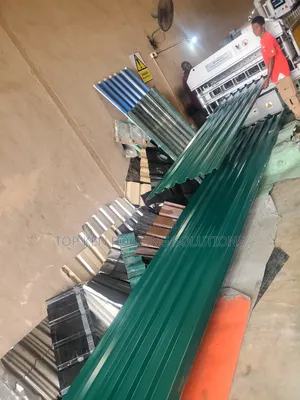 Tower Aluminium Oven Baked Roofing Sheet - Bush Green