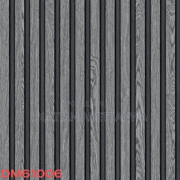 3D Fluted Cleanable Office & Home Wallpaper - 1