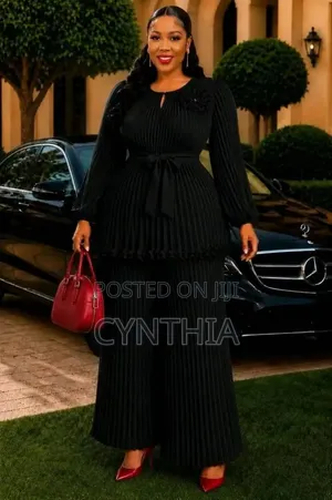 Luxury Miyiaki Up and Down Suit - Black