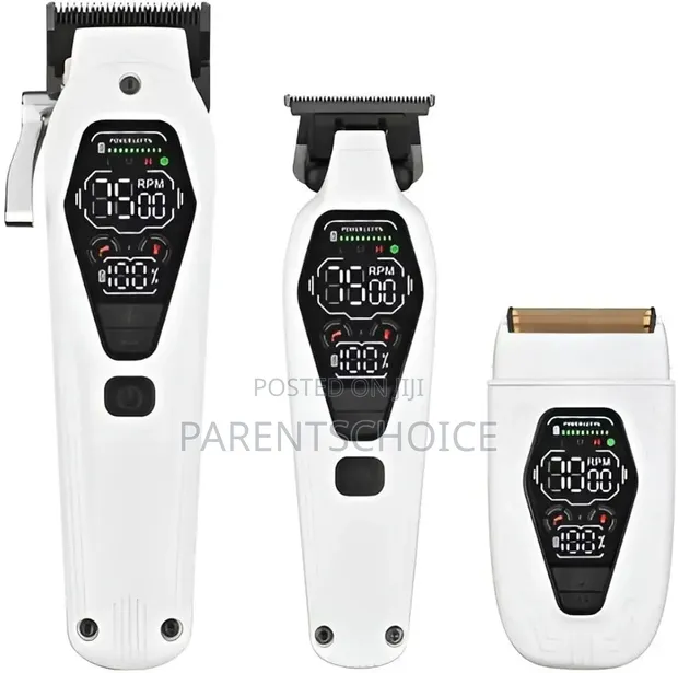 WMARK 3-in-1 Professional Hair Clipper Set NG-7602KIT - 1