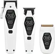 WMARK 3-in-1 Professional Hair Clipper Set NG-7602KIT - 1