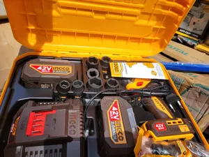 INGCO 42V Max Cordless Impact Wrench Set