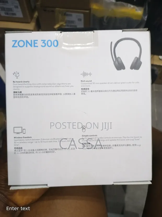 Logitech Zone 300 Wireless Bluetooth Headset - 1