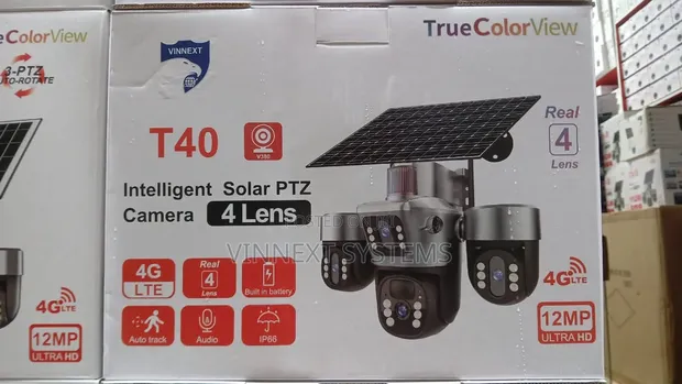 Four Lens Solar 4G CCTV Camera - 1