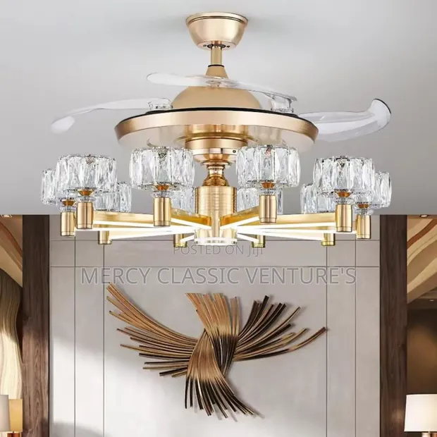 Luxury Modern High-Quality Fan LED Light - 1