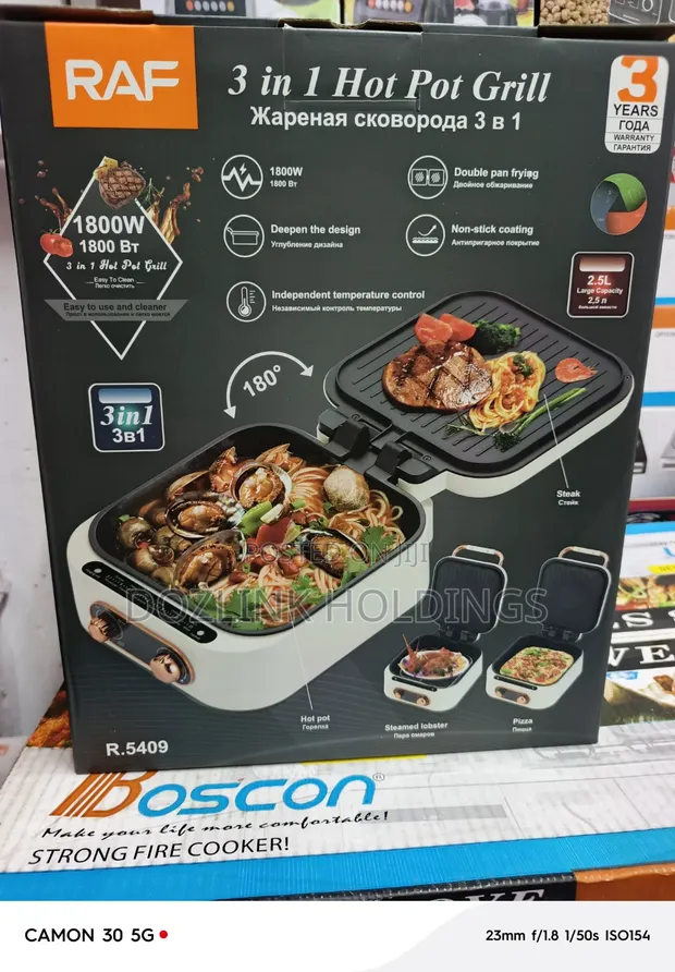 Sabon Raf 3-in-1 Hot Pot Grill - 1