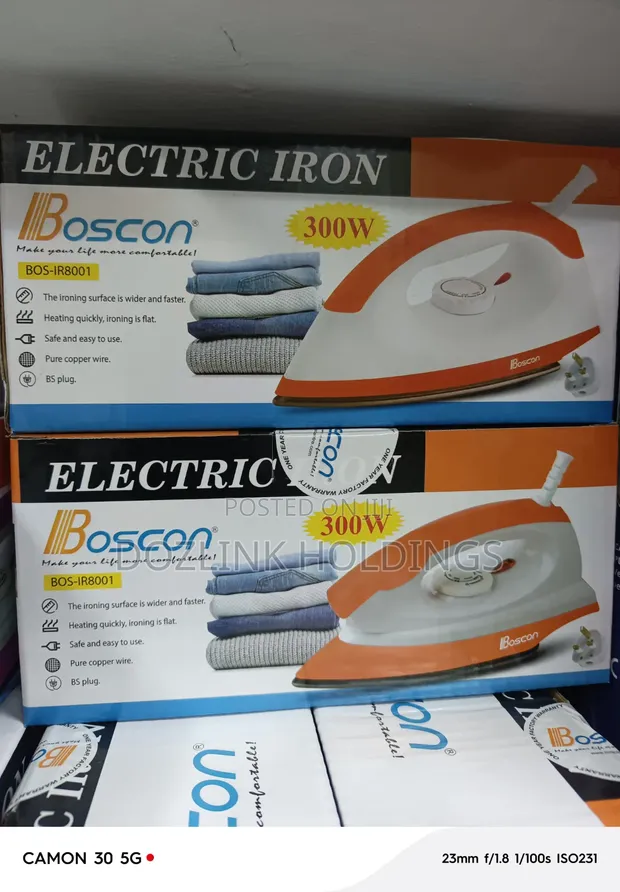 Solar Electric Iron - Brand New - 1