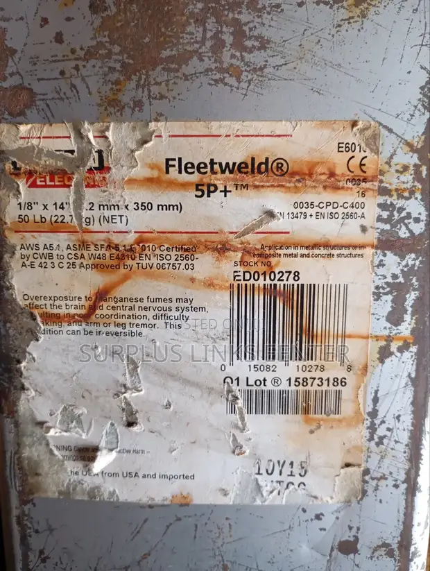 Original Lincoln Fleetwelding Tin Electrode 5p 3.2x350mm - 1