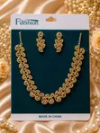Elegant Bridal Jewelry Set - Gold/Silver - 1