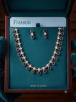 Elegant Bridal Jewelry Set - Gold/Silver - 3