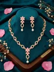 Elegant Bridal Jewelry Set - Gold/Silver - 5