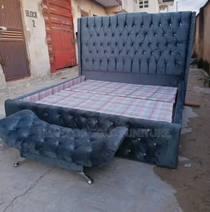Classique Padded Bedframe - Brand New