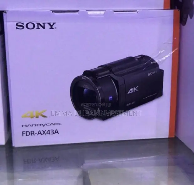 Sony FDR-AX43A 4K Camcorder with Built-in Gimbal - 1
