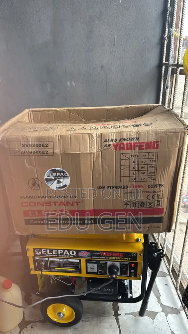 Elepaq Constant Generator SV6800 - 100% Copper Coil - 1