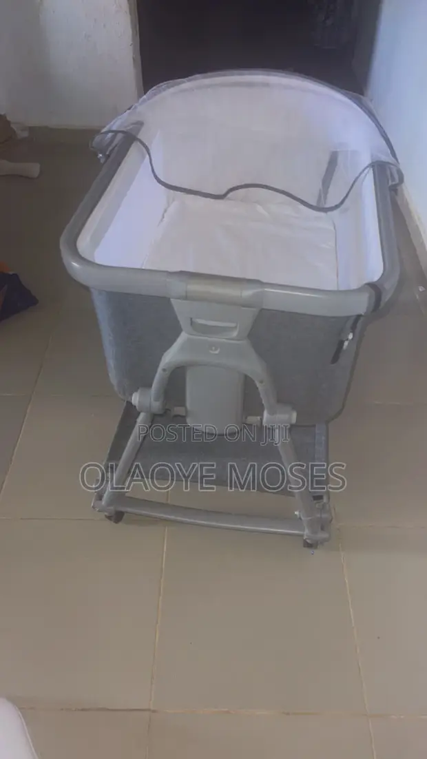 Neatly Used Foldable Baby Cot with Mosquito Net - 1