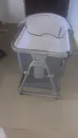 Neatly Used Foldable Baby Cot with Mosquito Net - 1