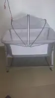 Neatly Used Foldable Baby Cot with Mosquito Net - 3