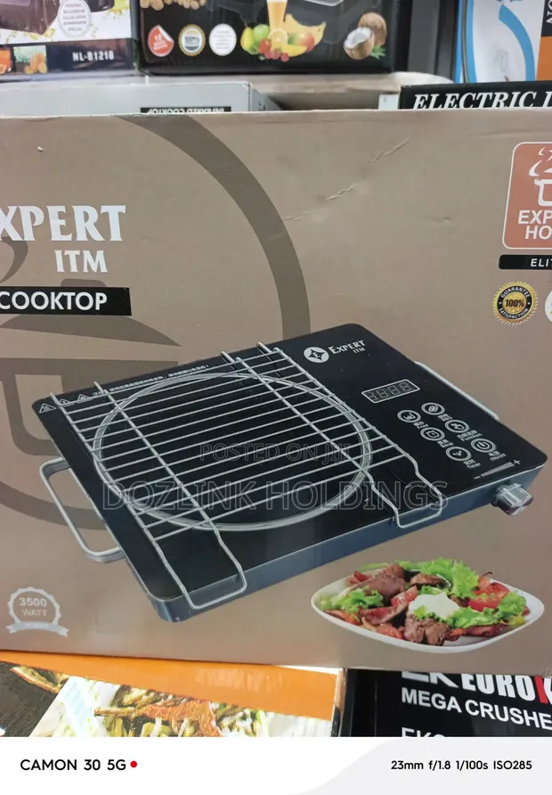 Low Energy Electric Infrared Hot Plate with Grill - 1