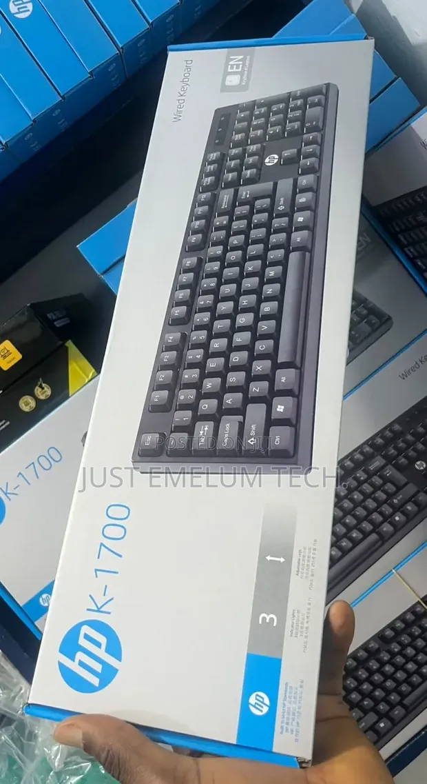 HP K-1700 Long Wired Keyboard - 1