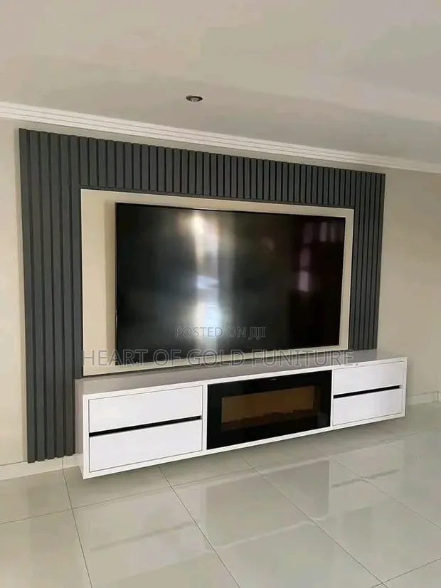 Luxury Cladding with TV Console - 1