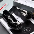 Prada Milano Luxury Leather Loafers - Black - 2