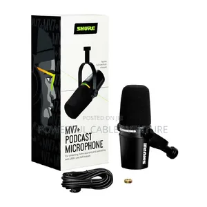 Shure MV7X XLR Podcast Microphone