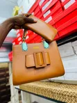 Versse Multicolor Textured Handbag - 4
