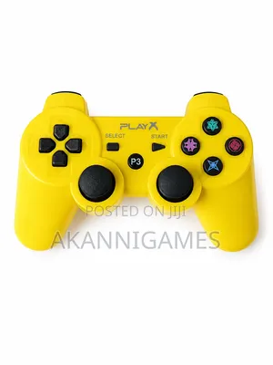 PLAY-X PS3 Wireless Game Controller - Black, Red, Yellow
