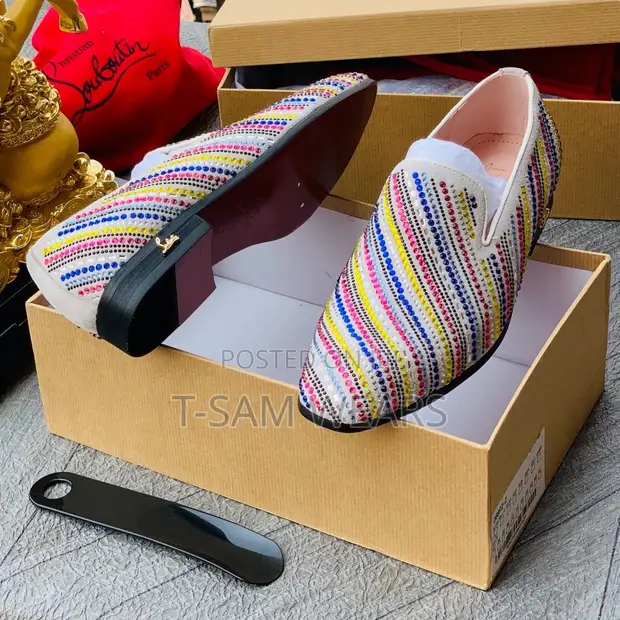 Christian Louboutin Designer Stone Shoe - 1