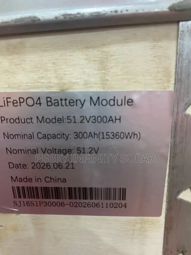 SMS 51.2V 300Ah 15.36kWh LiFePO4 Battery - 1