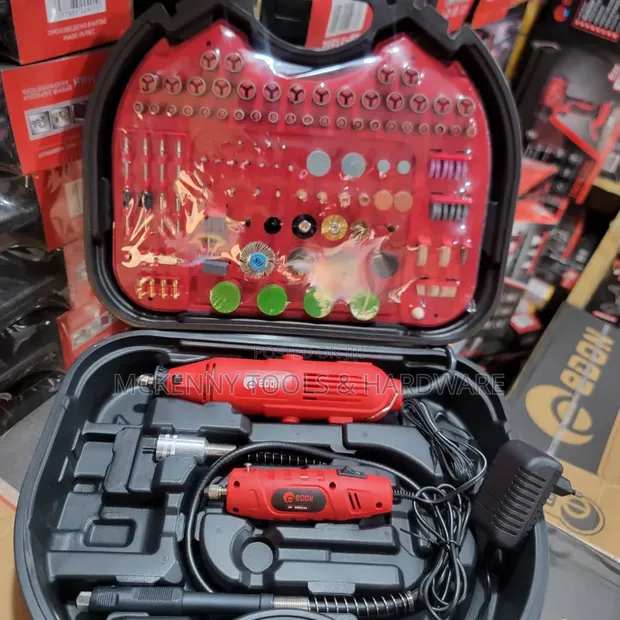 EDON ED-JIS-6085 Mini Die Grinder / Rotary Tool Kit - 160W, 180pcs - 1