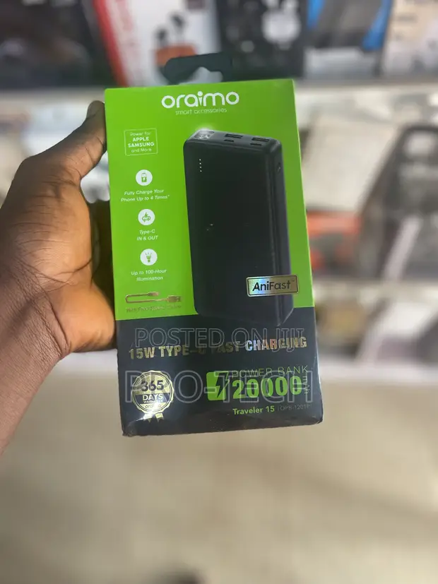 Oraimo 20000mAh Power Bank with Touch Light - 1