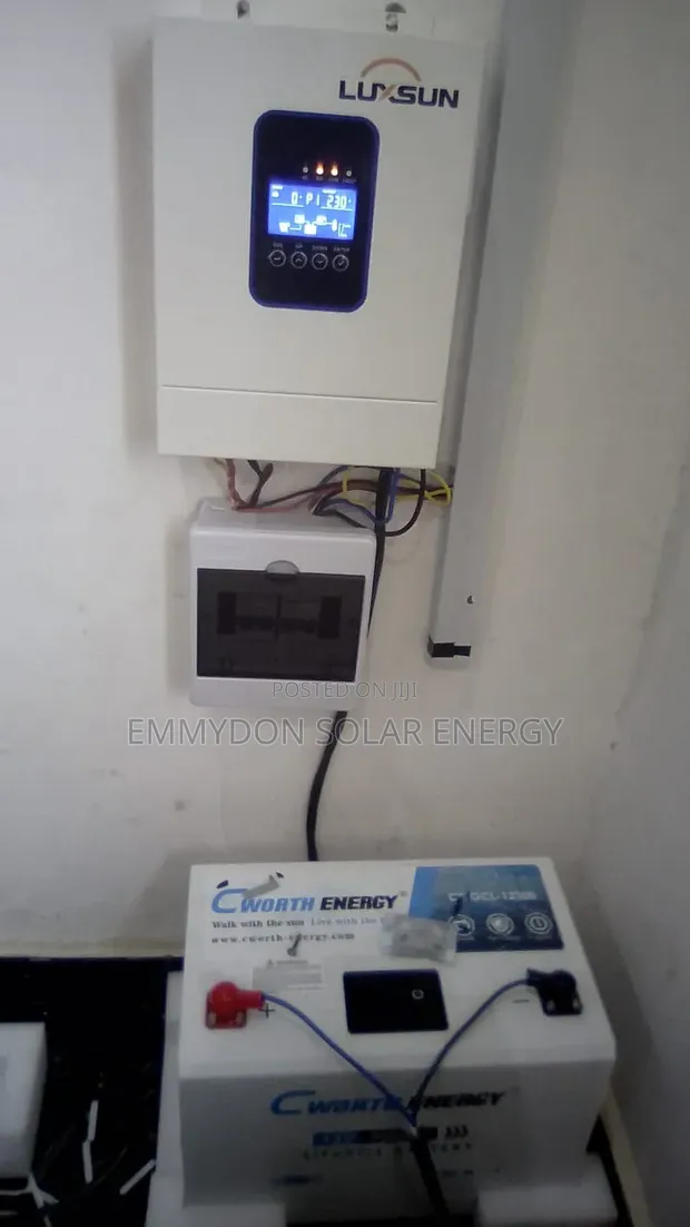 Cworth 200Ah 12V Lithium Battery with Luxsun 2KVA 12V Inverter - 1