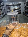 Kayan Ajiya Na Abinci Na Acrylic Guda 5 Da Murfi Mai Kula Da Crystal - 4