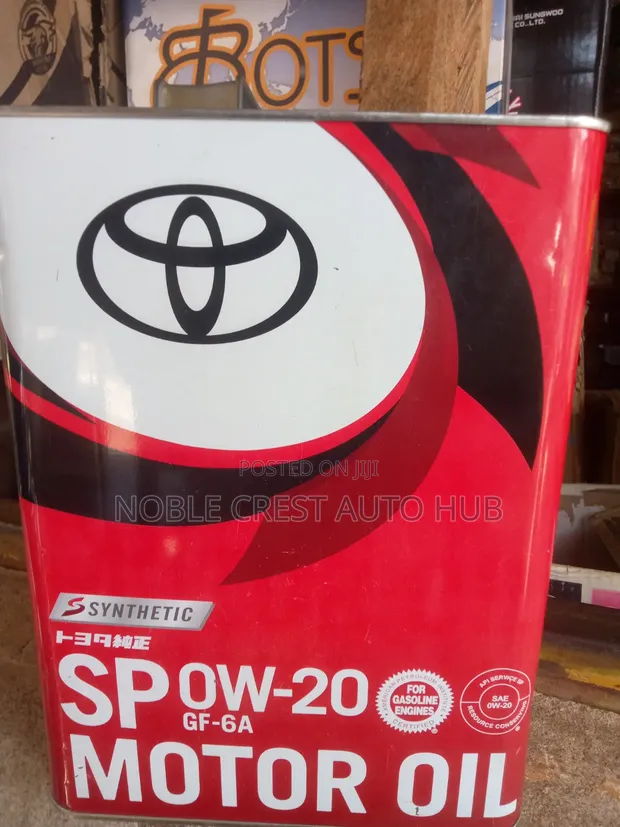 Man Fetur 0W-20 don Mota Toyota (4L) - 1