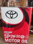 Man Fetur 0W-20 don Mota Toyota (4L) - 2