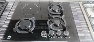Phiima 3 Gas & 1 Wutar Lantarki Ta Cikin Gida Hob