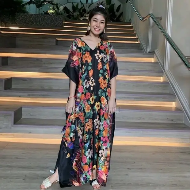 Thai Kaftan Maxi Dress - Damisa - 1
