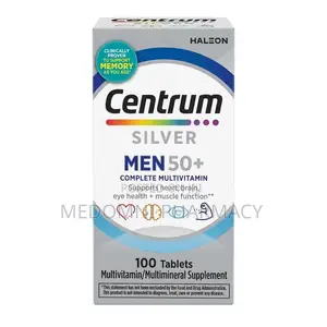 Centrum Silver Men 50+ Complete Multivitamin - 100 Tablets