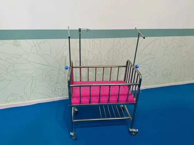 Searchtech Baby Bed - Stainless Steel - 1