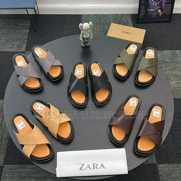Zara Premium Men's Slides - Comfortable, Durable, Stylish - 1