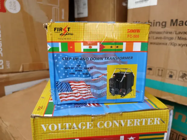 First Afrique 500W Step-Up/Step-Down Voltage Converter FC-500 - 1