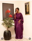 Burgundy Silk Lux Bubu - 1