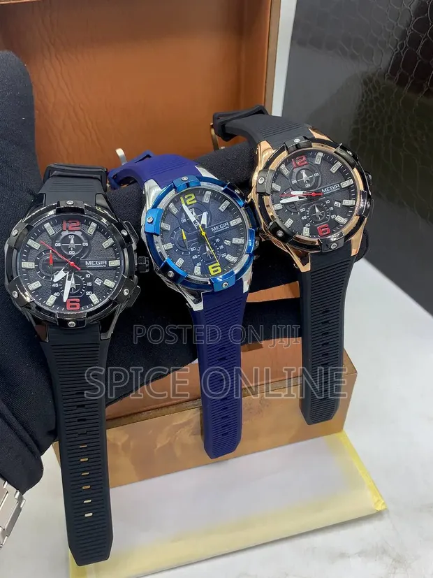 Luxury Quality Megir Men's Wristwatch - 1